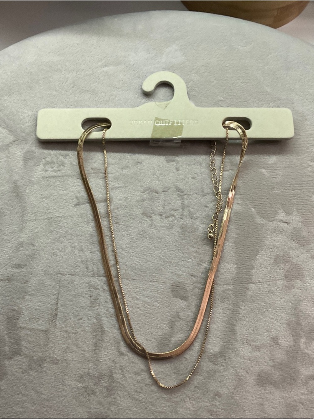 Urban Outfitters Two-Tone Gold & Rose Gold Layered Necklace